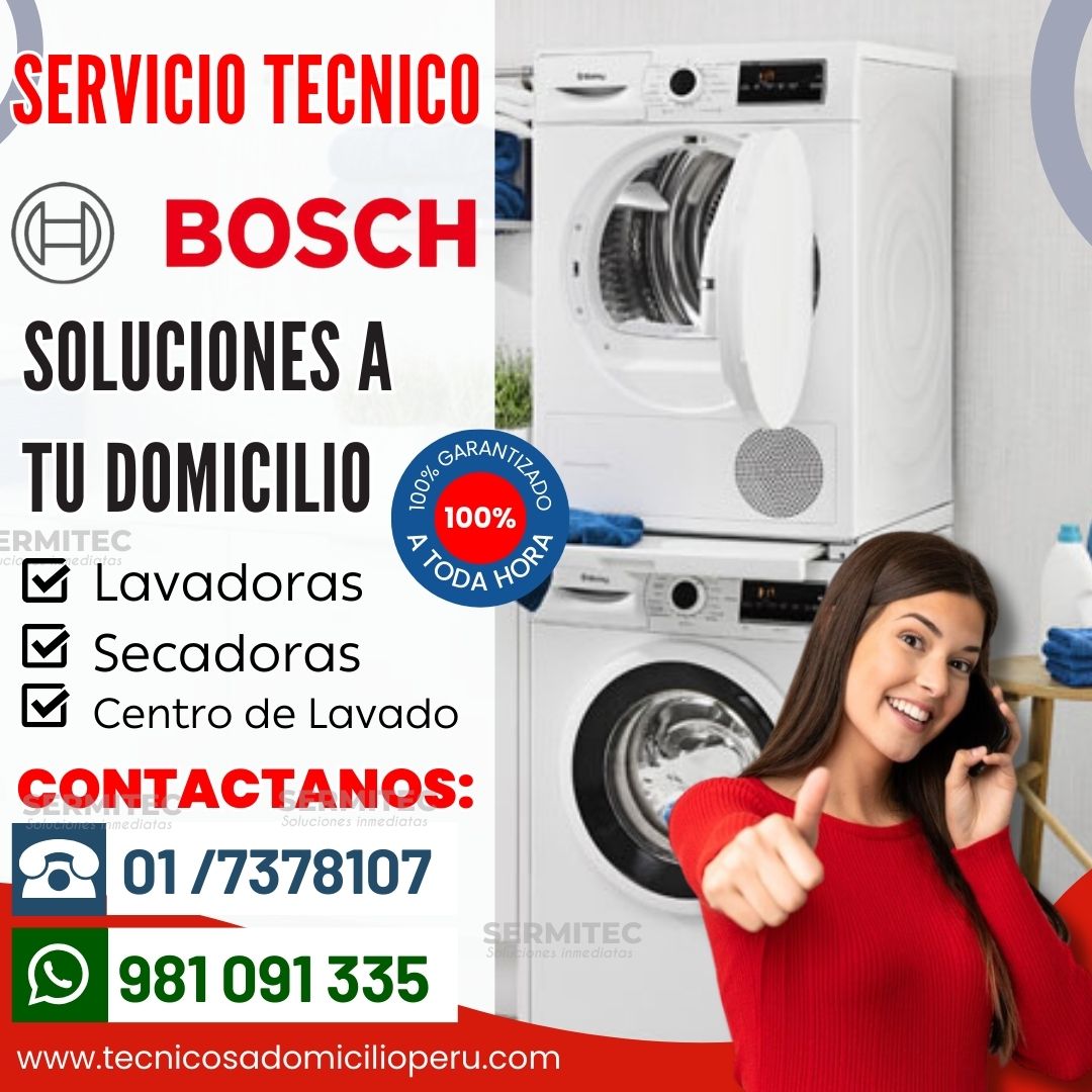 Bosch Mantenimiento de Lavadoras 981091335 La Victoria